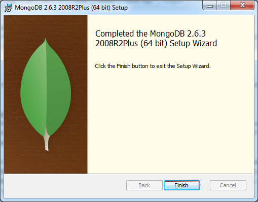 Completed MongoDB Installation