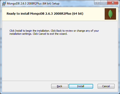 Ready To Install MongoDB