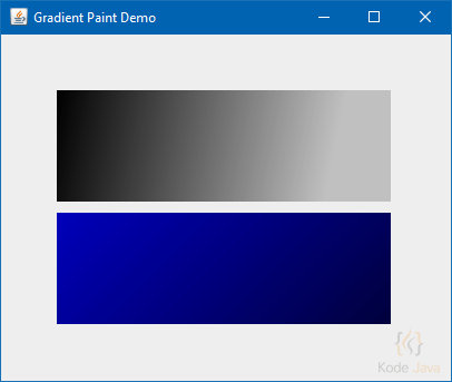 2D Gradient Paint Demo