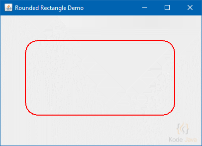 Draw 2D Round Rectangle