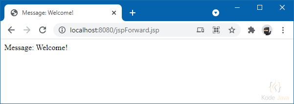 jsp:forward Demo