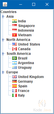 JTree Nodes With Icons