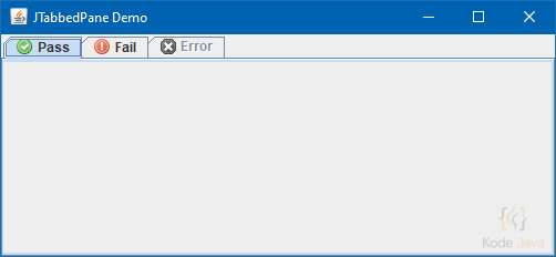 Set Disabled Icon for JTabbedPane Tabs